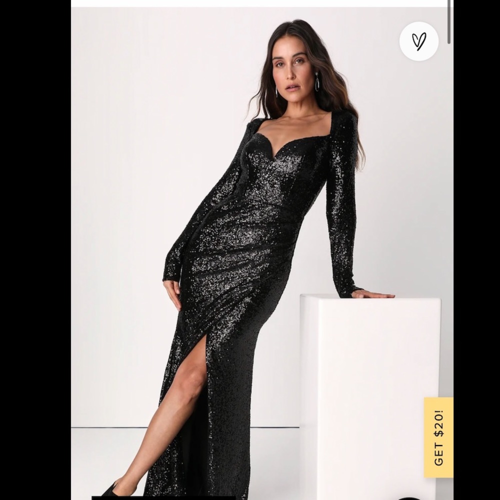 Lulu’s long sleeve formal dress